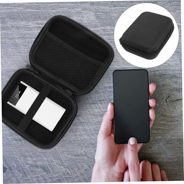 Bärbar Hårddisk och Powerbank Väska Digital Tillbehörsorganisatör