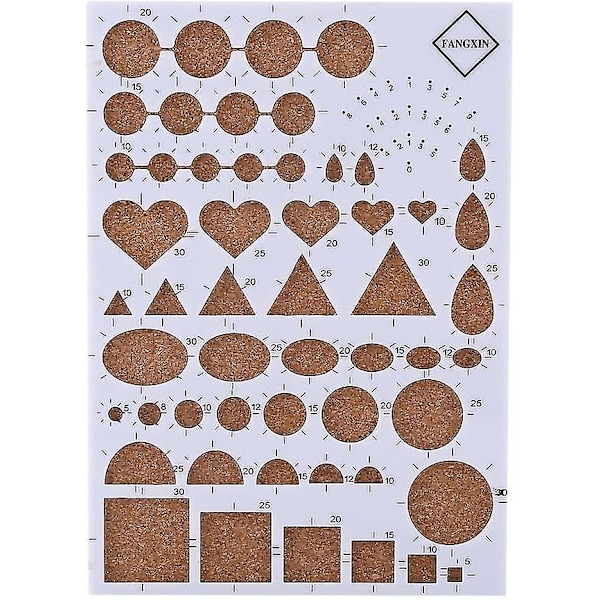 Pappersvirvling DIY-pysselset Mallbräde Verktyg Vit