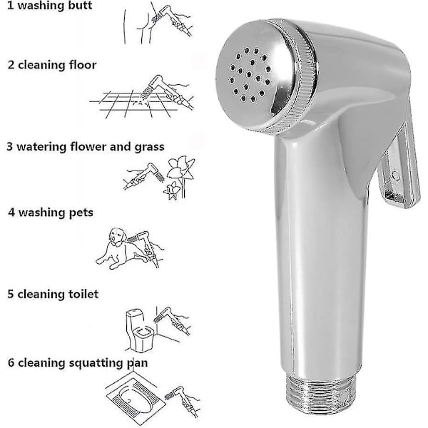 Bidetmunstycke med Multifunktionell Spray