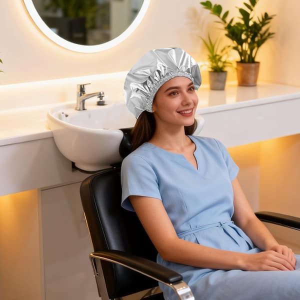 Termisk Hår Spa Hette Varmebehandling Dyp Pleiende Hårhette