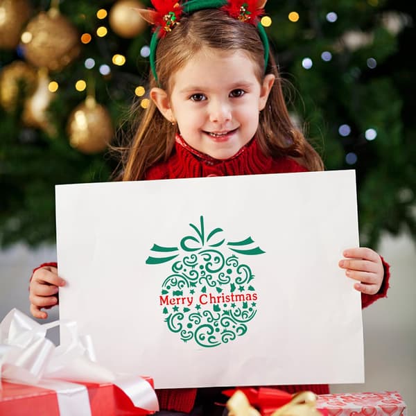 16 stk. julemalingsmaler DIY plastmalingssjablonger