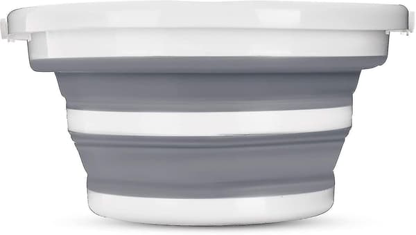 10 Liters Sammenklappelig Spand Grå