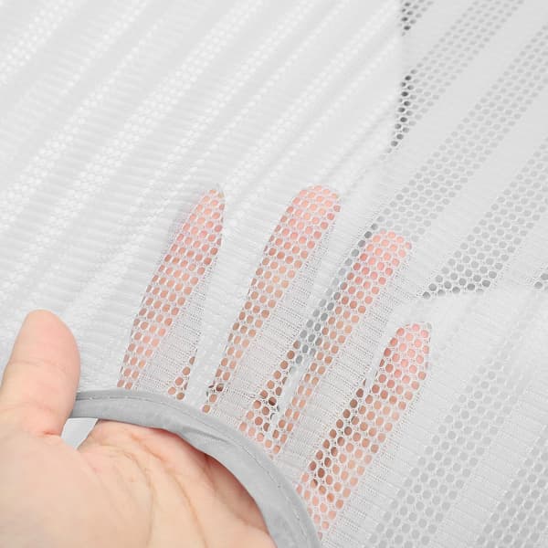 Klesvaskkurv Klesvaskorganisator Sammenleggbar Pustende Polyester Mesh Plassbesparende Lettvekt