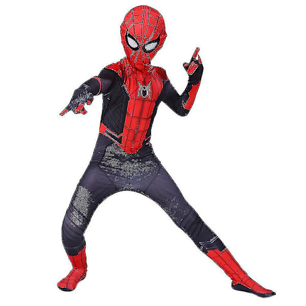Barnens Spider-Man Far From Home Jumpsuit Fancy Kostym 7-9 Years