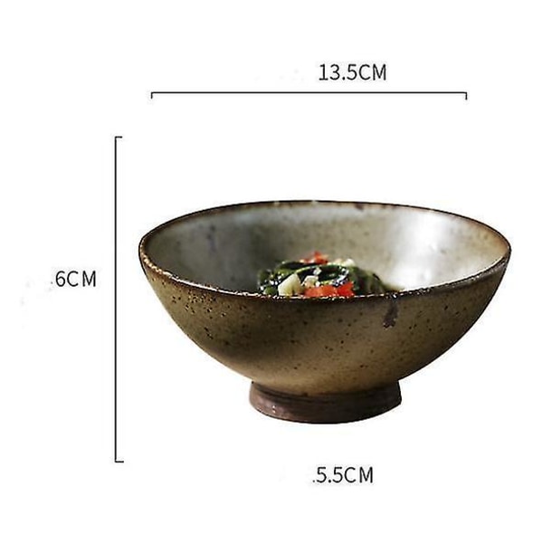 Japansk stil keramisk retro sæt bordservice Håndlavet skål