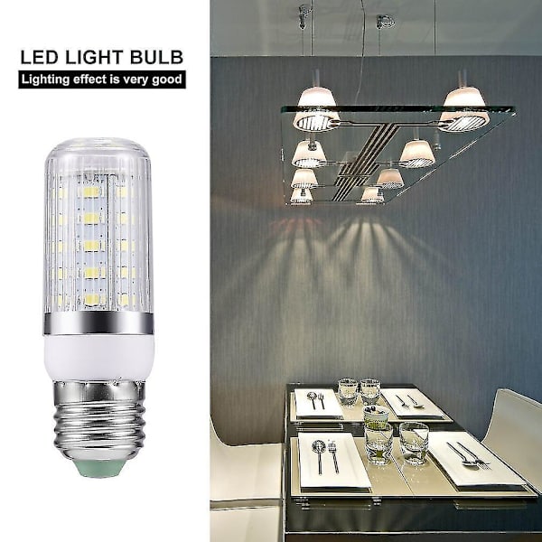 E27 7w 36 Smd 5730 Sølv Sidelys Led Majs Pære 110v/240v