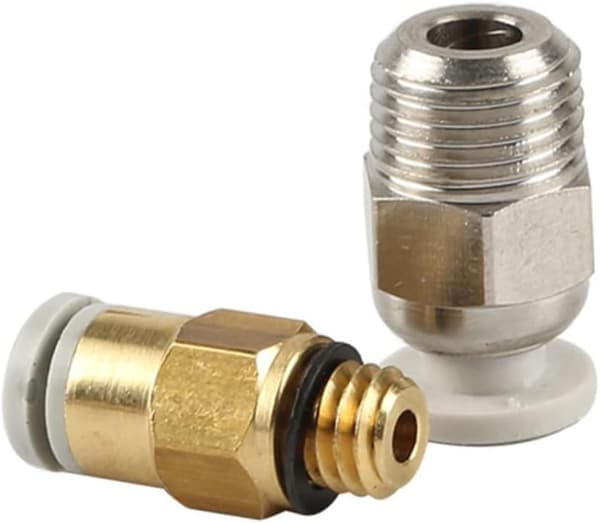 2 st kvalitetssäkrade skrivartillbehör Extruder Pneumatisk koppling Skrivare Luftdriven Robust för utskrift