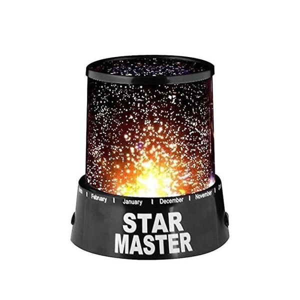 Led Galaxy Star Night Light Projektor Roterende Stjernehimmel