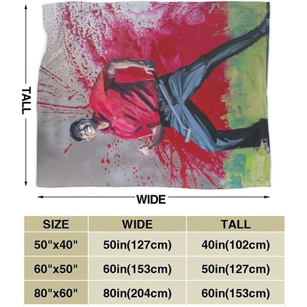 Tiger Woods Tæppe til Unisex Voksne Tæppe til Sofa Tæppe Hjem Tekstil Flannel Tæppe -y420 50x40in 125x100cm