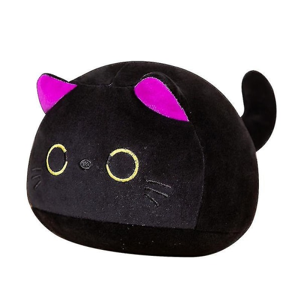 9/15cm Myke Katt-Plushleker Mini Størrelse Dyr Katt Dukker Søt Nøkkelring Smykkeleker Søt Finger For Jenter 15cm black ear