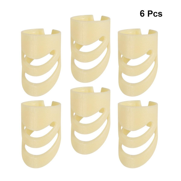 Nybörjar-Gitarrplock DIY Tummplock Plast Fingerplock