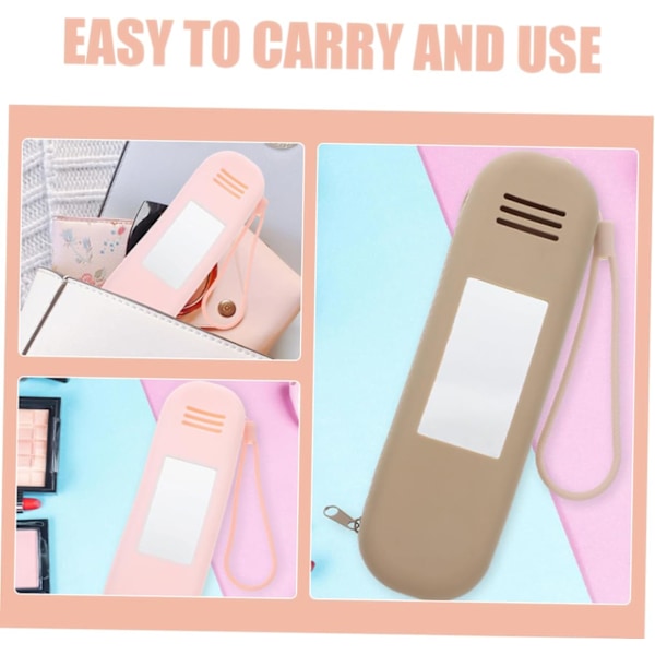2 st Sminkförvaringsväska Smink Resefodral Mini Kit Hållare Produkter Vikbar Kosmetikaväska för Resor