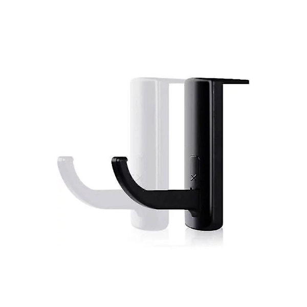 Universal Høretelefon Stativ Vægmontering Headset Hanger Klæbende Øretelefon Holder Stativ Øretelefon Display Stativ Krog Headset Tilbehør Hook White 2ps