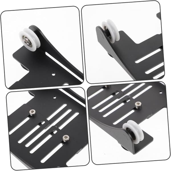 Aluminium 3D-printer filamentholder med justerbar bredde 33mm-77mm, solid design oppbevaringsstativ