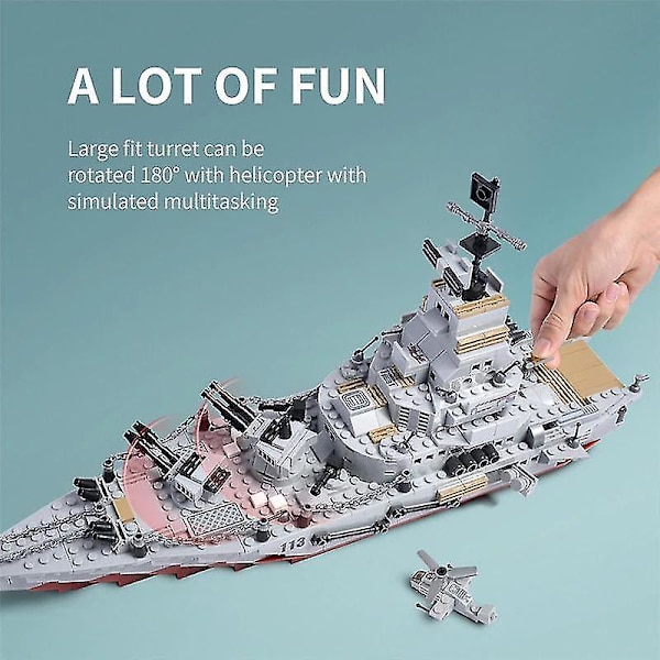 1000+ st Militärfartyg Arméfigurer Byggklossar