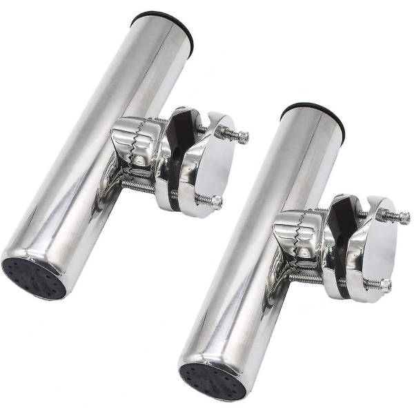 2 Pcs Rail Clamp On Fishing Rod Holder For Boat