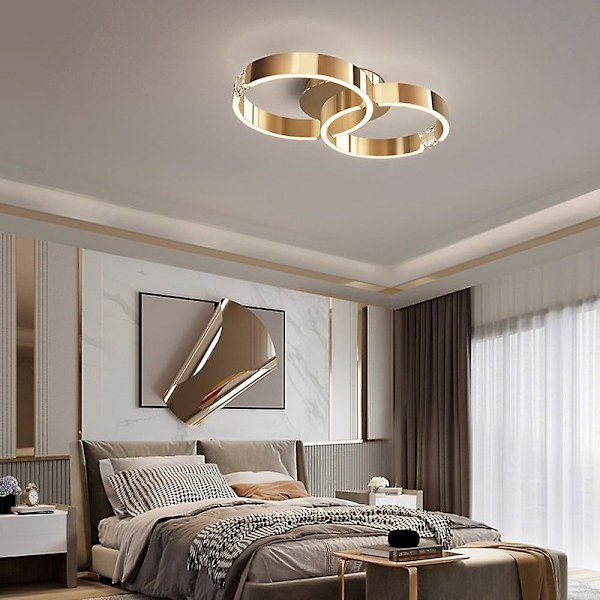 52cm Lanterne Design Flush Mount Loftlampe Rustfrit Stål Led