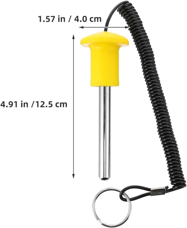 2-pack kraftiga magnetiska viktstapelstift med snabbkoppling ergonomiskt greppmaskinstift