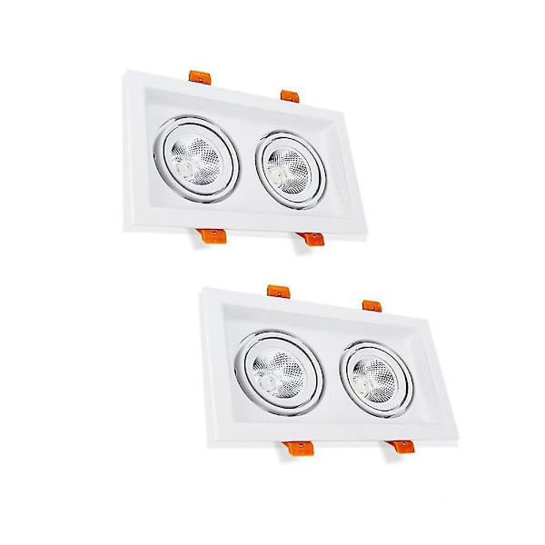 2-pakks LED Nedfelt Taklampe Cob Downlight 5W