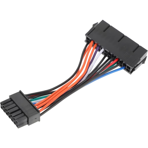 Datortillbehör 24-pin till 14-pin Kabel Strömförsörjning Förlängningssladd Krympslang Lödning