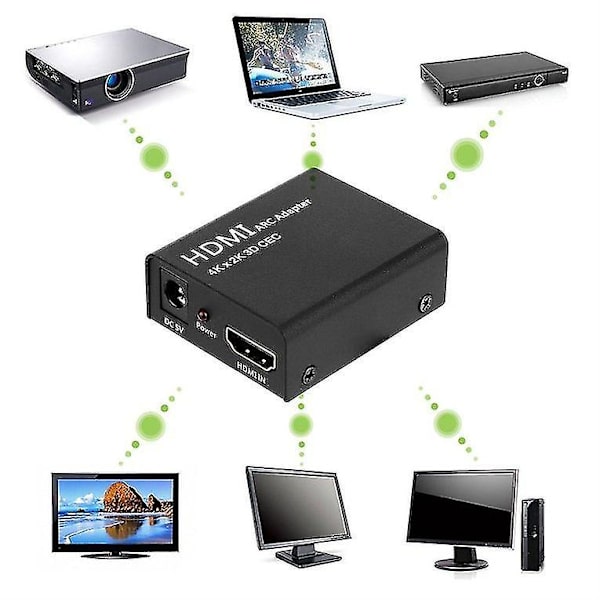 HDMI ARC-adapter Optisk Toslink Ljudkonverterare 4K