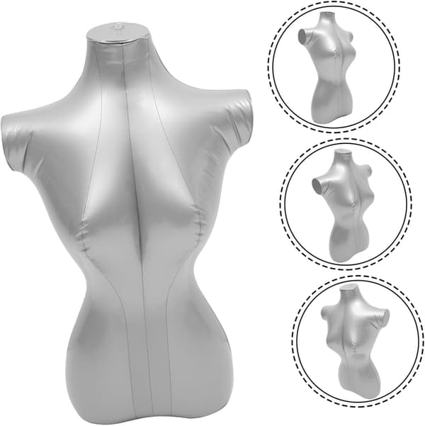 PVC skyltdocka displaymodell halv kropp kläder display skyltdocka torso för butik