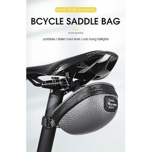 Nylon Cykeltaske Cykelopbevaring Sadletaske Cykling Bagagepose Sadletaske Cykeltilbehør