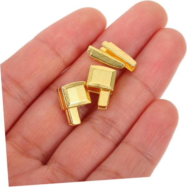 Dragkedja Bottenstopp Ersättning 10-Pack Metall Dragkedjehuvud Slider Utsökt Detaljdesign