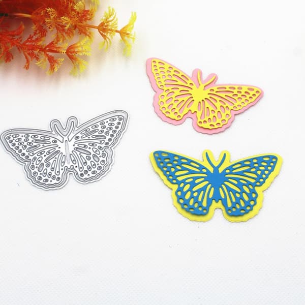 Fjäril Kolstål Skärform DIY Scrapbooking Präglingsform