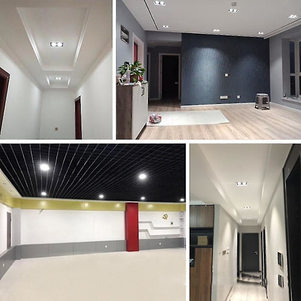 2-pakks LED Nedfelt Taklampe Cob Downlight 5W