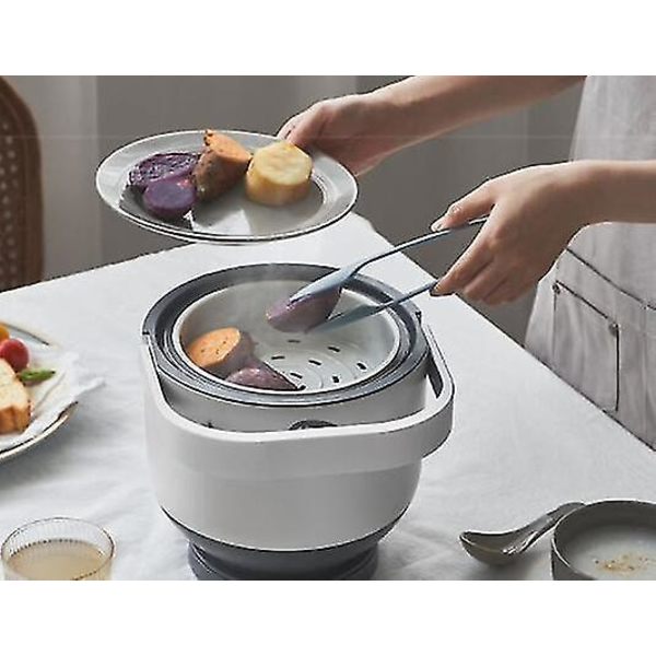 Multifunksjonell Riskomfyr Mini Smart Dampkoker