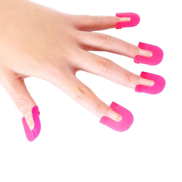 26 st Manikyr Nagelsmyckes Skyddande Polish Formar Lack
