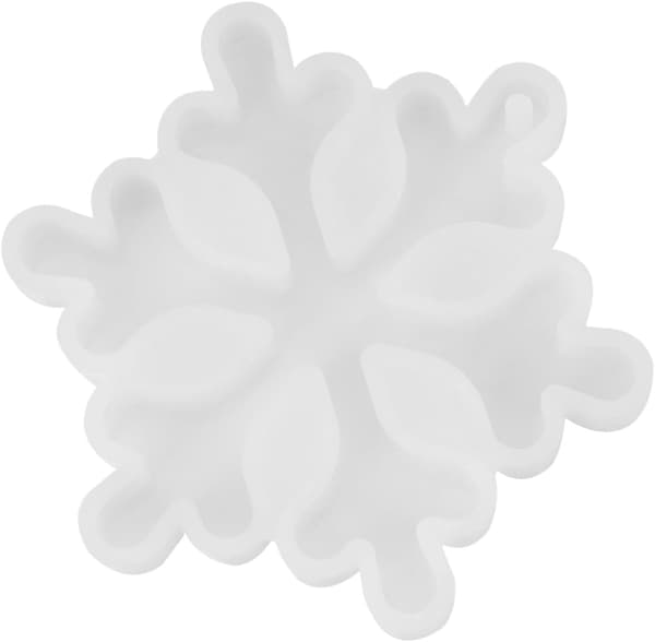 Snöflingeberlockform DIY smyckesformar för julprydnadstillverkning hantverksmaterial