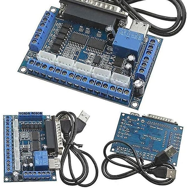 3D-tulostin 5-akselinen CNC-jakotaulun liitäntäsovitin USB-kaapelilla