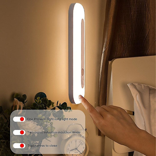 Liiketunnistimella varustetut LED-yövalot, USB-ladattavat, keittiöön