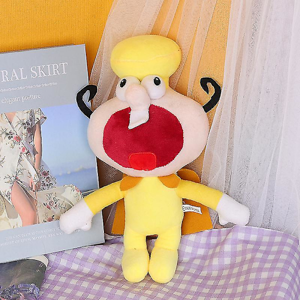 Kawaii Peppino Pizza Tower Plushie - Ihastuttava Anime-Pelihahmo Pehmolelu C 20CM