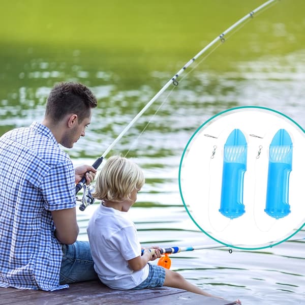 4 stk. roterende fiskemadsburfoderholder, inline groundbait foderburkurv