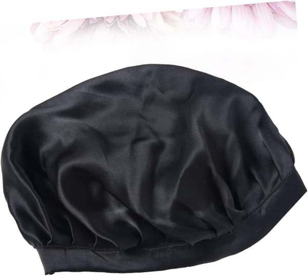 Silkeskjerf for kvinner Justerbar sovehatt Langt hår Mobcap for nattsøvn Silkehårbonnet