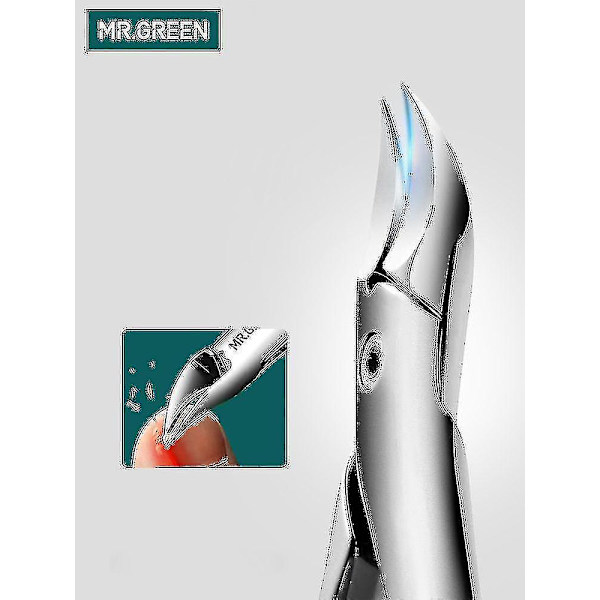 Mr.green Negleklipper Manicure Værktøjer Professionel Rustfrit Stål Tykke Tånegle Indgroede Neglebånd Knibtang Trimmer Tang Saks MR-1033BU Plus