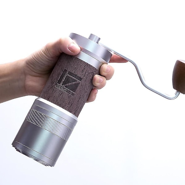 Manuel Kaffekværn Aluminium Burr Rustfrit Stål Justerbar