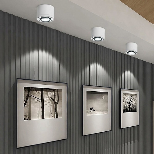 LED Taklampe Dimbar 24,5 cm Aluminium Moderne Stil