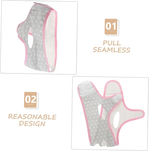 Ansiktsformande mask V-linje lyftande haklyft dubbelhaksreducering elastisk andningsbar