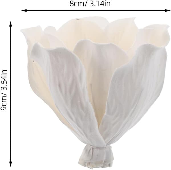 3 stk Håndlagde Duftende Blomster Papir Magnolia Aroma Diffuser Kunstig Blomst
