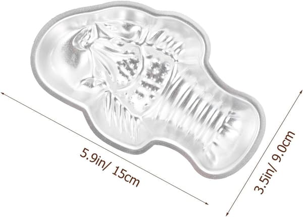 Varmebestandig bakeform puddingform sølv aluminiumslegering kreativ form