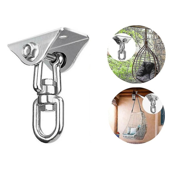 360° Hängstol Takfäste Fjäder Snap Swivel Krokar
