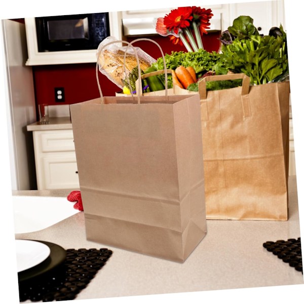 Multibruk Gaveesker Kraft Gaveposer 20 stk Oppbevaringsposer Tote Bag