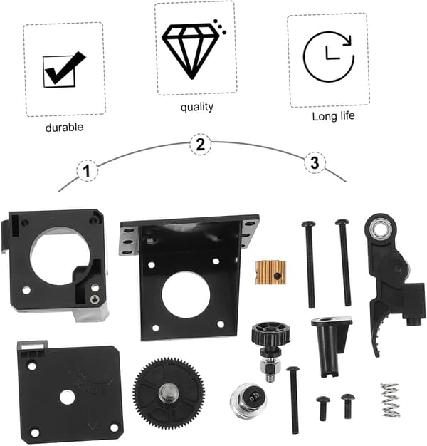 Extrudermotor för skrivare Skrivarextrudertillbehör som stöder fjärrkort utskrift kompatibel filament