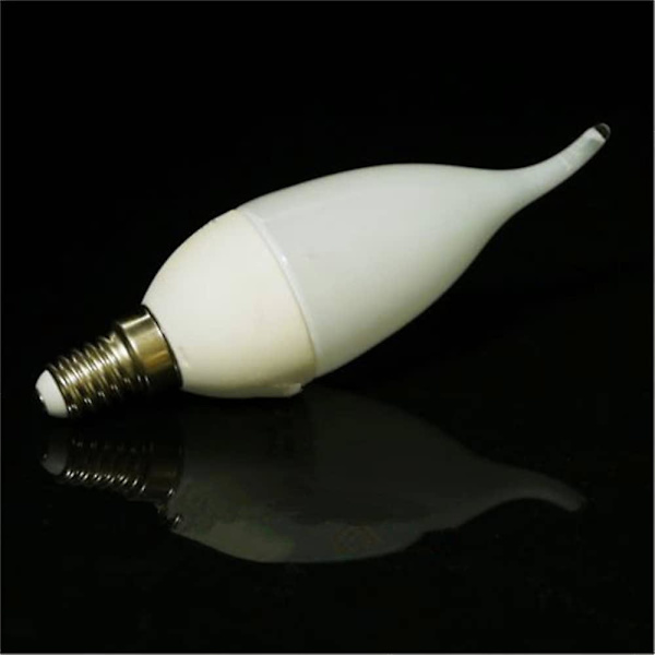 10 stk E14 3W LED Lyspære Stearinlys Lyskrone