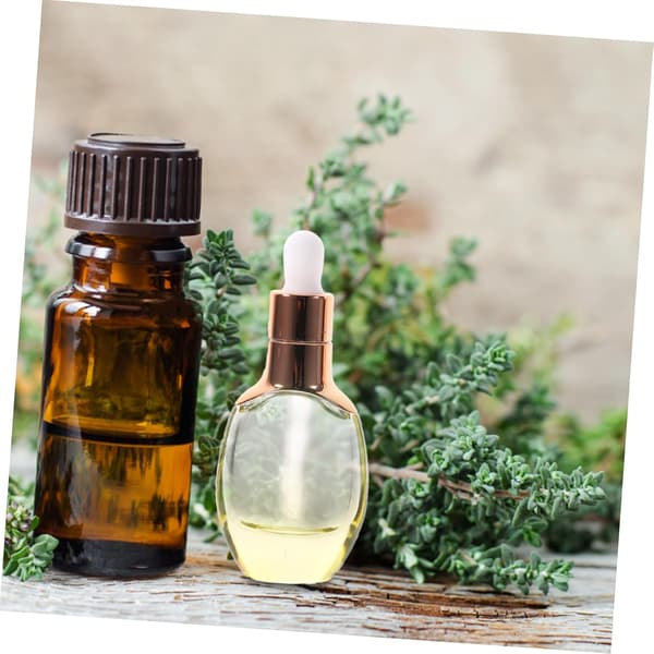 4st 30ml Glasdroppflaskor Slitstarka Eterisk Olja Flaskor Bärbara Reseunderflaskor och Hushållsbruk Slumpmässig Färg
