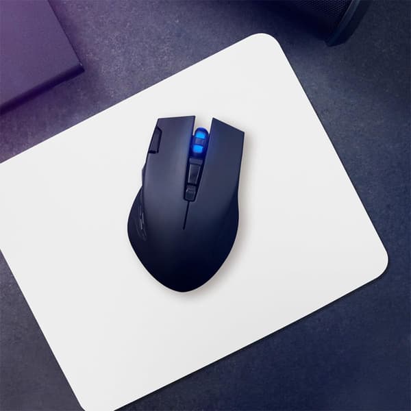 Musematte i skinn for bærbar PC-pult Pu-musematte Gaming Kontorbruk Én mattepute